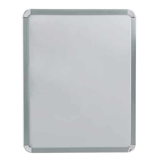 11&#x22; x 14&#x22; Framed White Magnetic Dry Erase Board by B2C&#xAE;